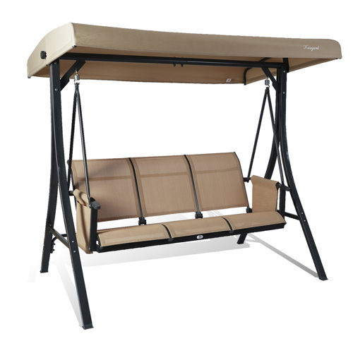 Winston Porter Otteridge Porch Swing with Canopy & Reviews Wayfair